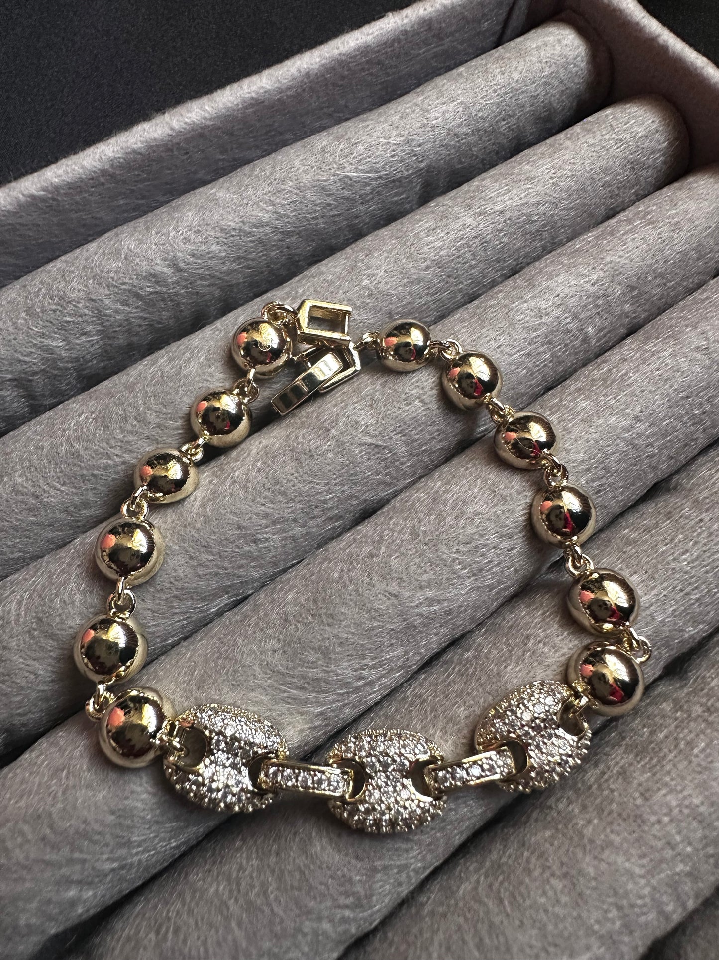 Mikro Taş Çelik Bileklik