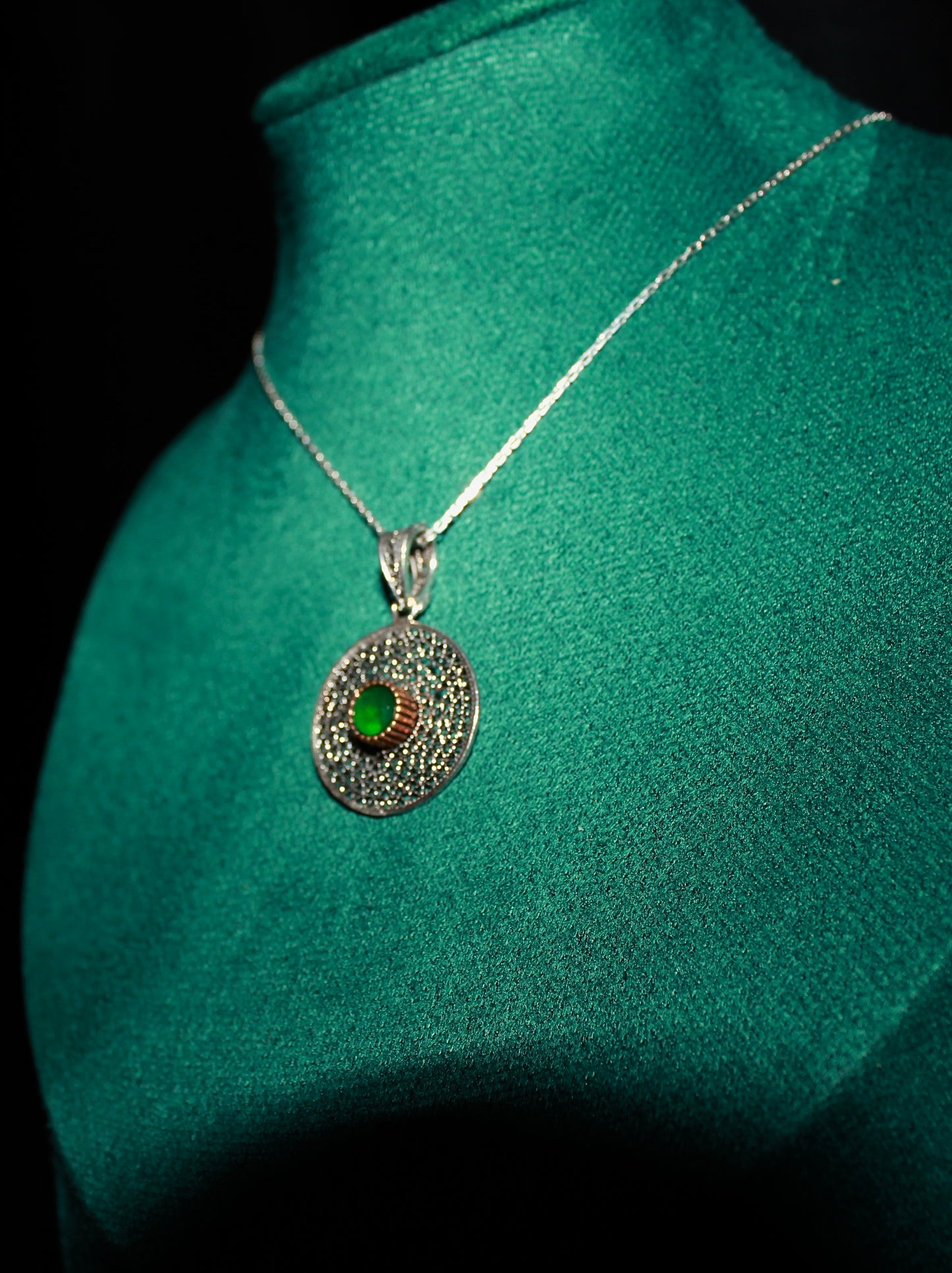 Telkari Gümüş Kolye