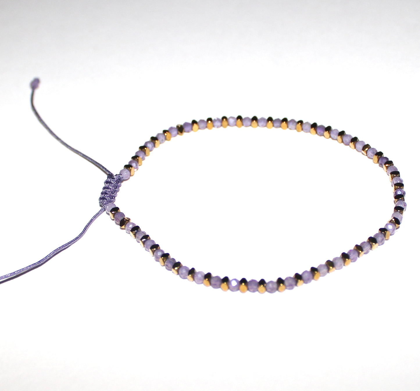 gold mor ip boncuk bileklik