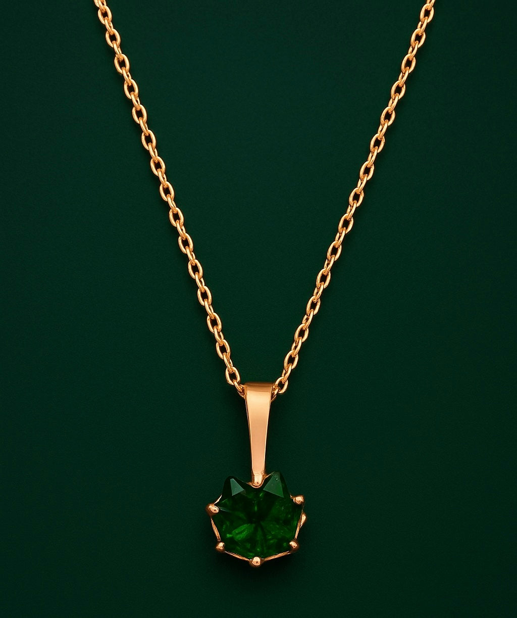 Lotus Gümüş Kolye