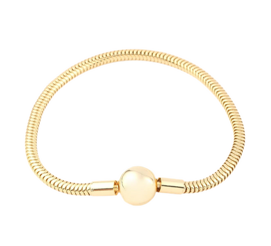 Çelik bileklik gold